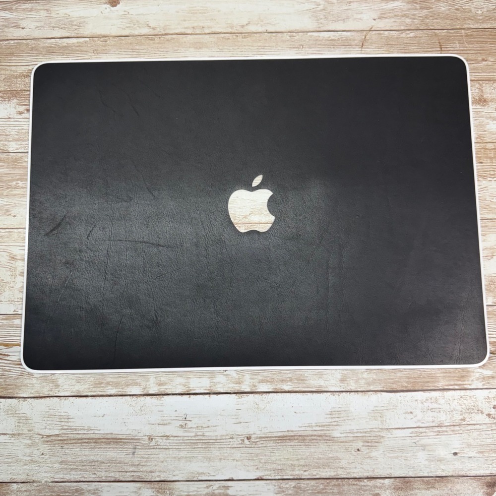 Dbrand Laptop Skin‎ Black Leather 15" MacBook Air Decal Set